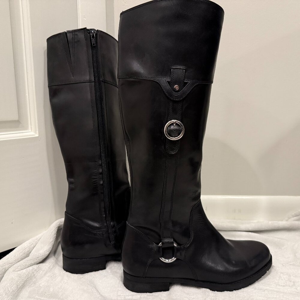 Rockport Women's Knee High Boots VGUC 9 Black